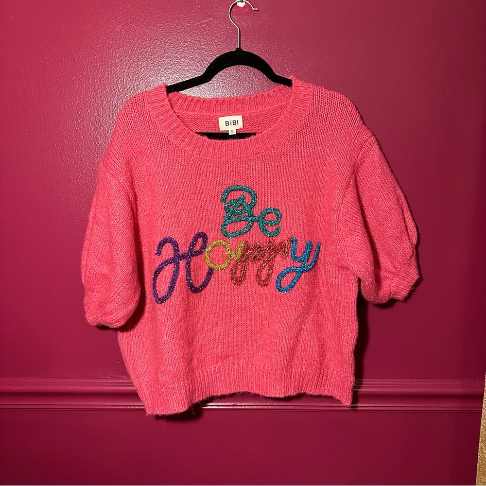 Bibi 'Be Happy' Sweater